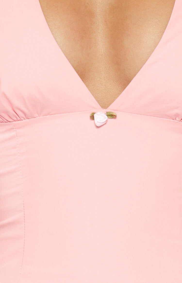 Sonnet Pink Micro Mini Dress