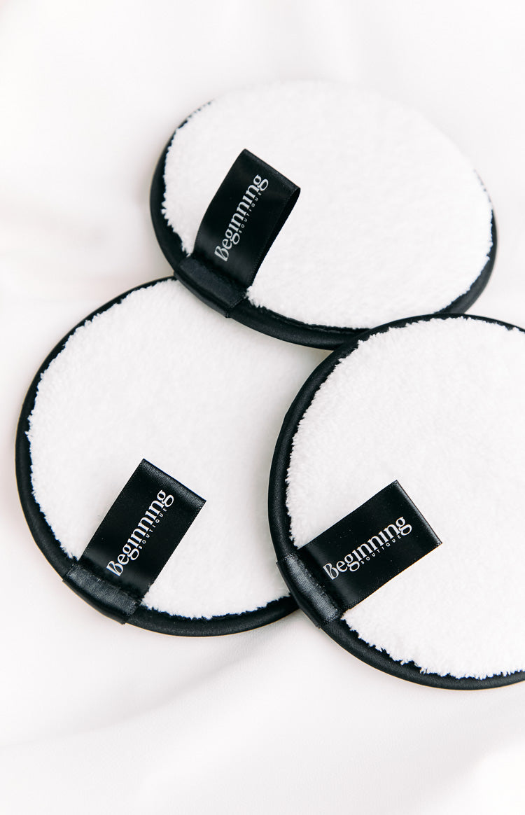 Take It Off Black Reusable Face Wash Pads 3 Pack