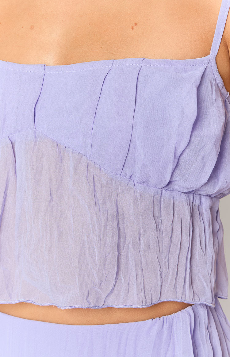 The Moment Purple Cami Top