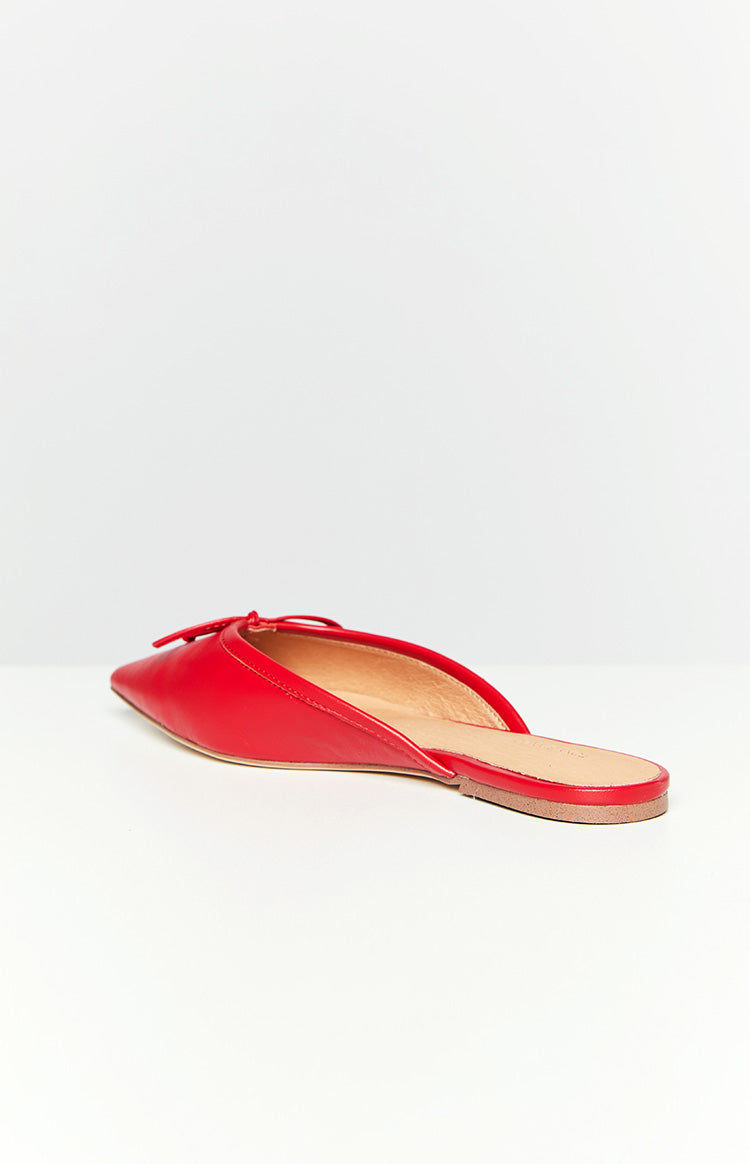 Tony Bianco Javelin Ruby Mule Flats