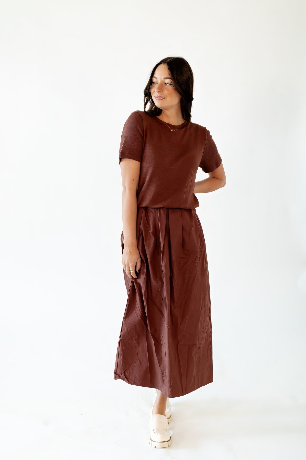 Finley Mixed Media Dress