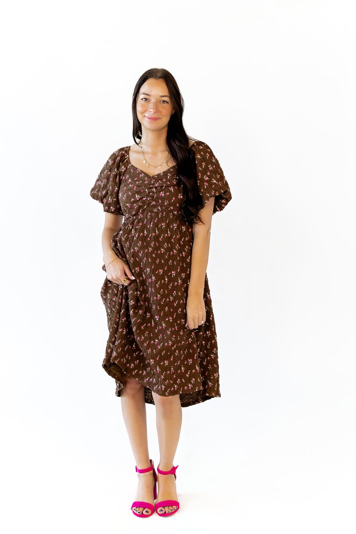 Gracie Sweetheart Midi Dress