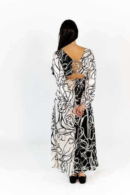 Eden Floral Print Maxi Dress