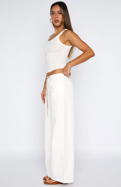 Never Really Over Pants White