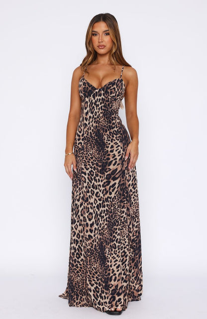 A Day In Nice Maxi Dress Leopard