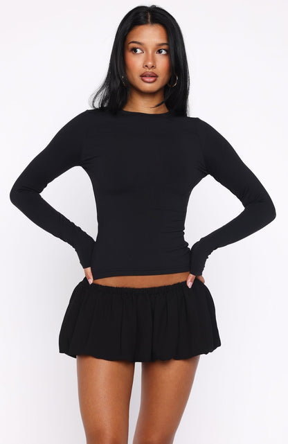 Sunkissed Memories Mini Skort Black