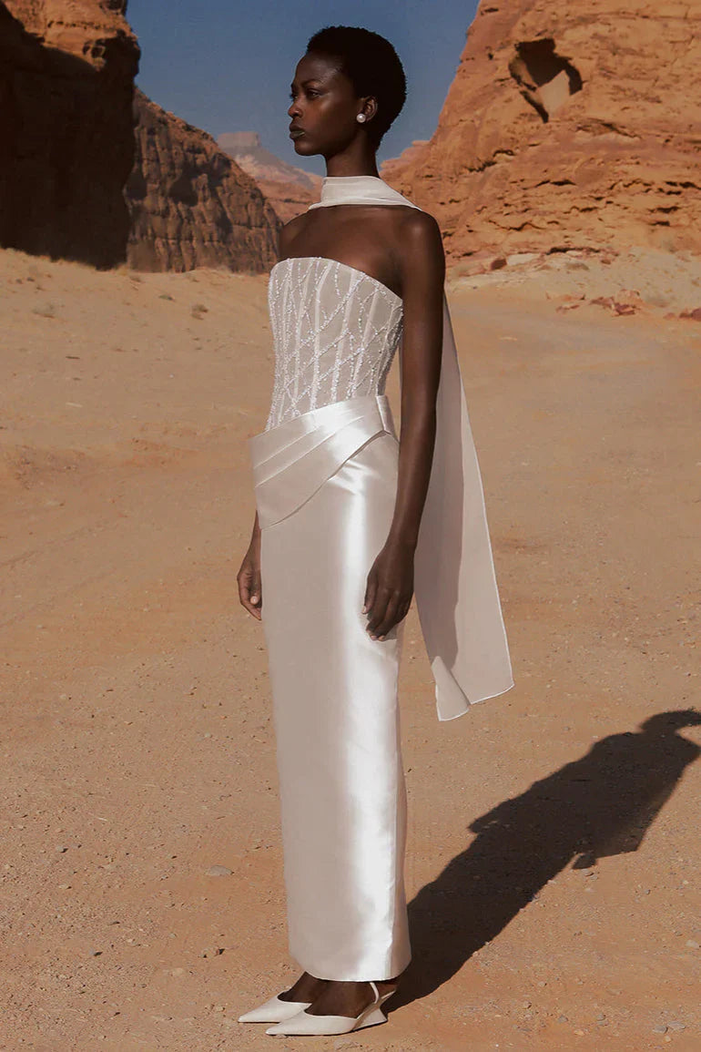 Azzura Gown - White