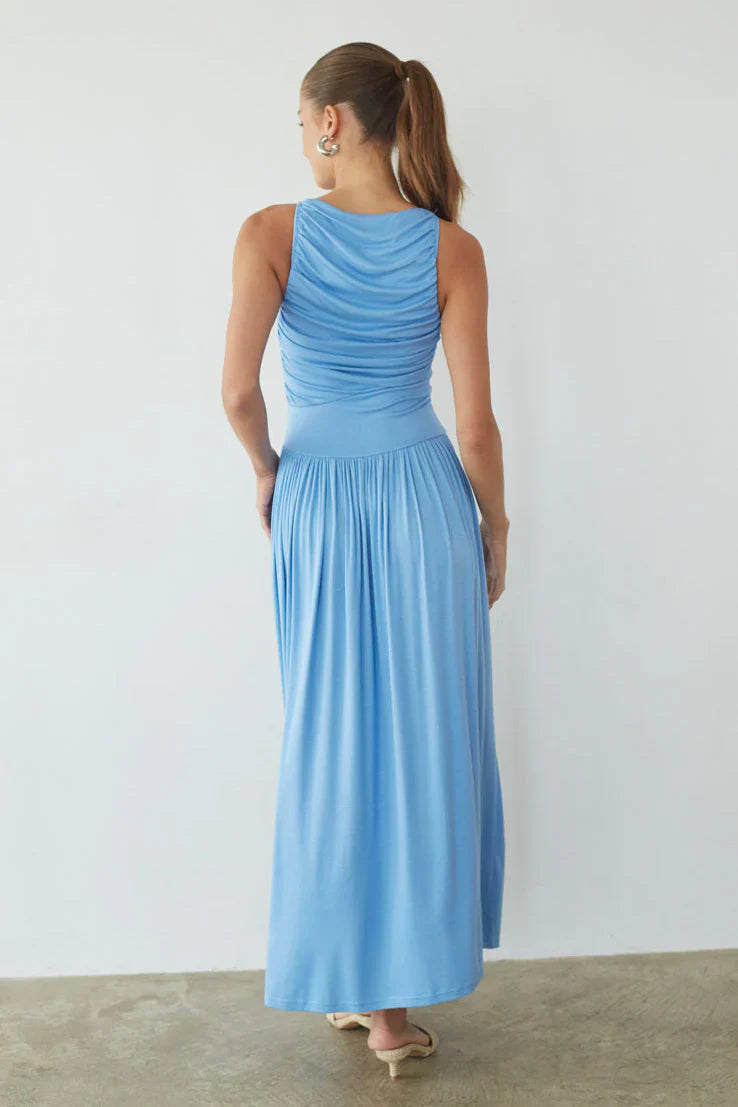 Breana Ruched Maxi Dress