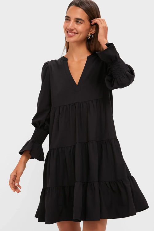 Black Crepe Kenzo Dress