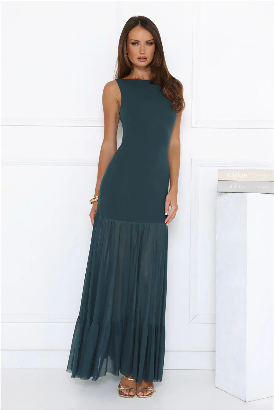 Bloom District Maxi Dress Teal