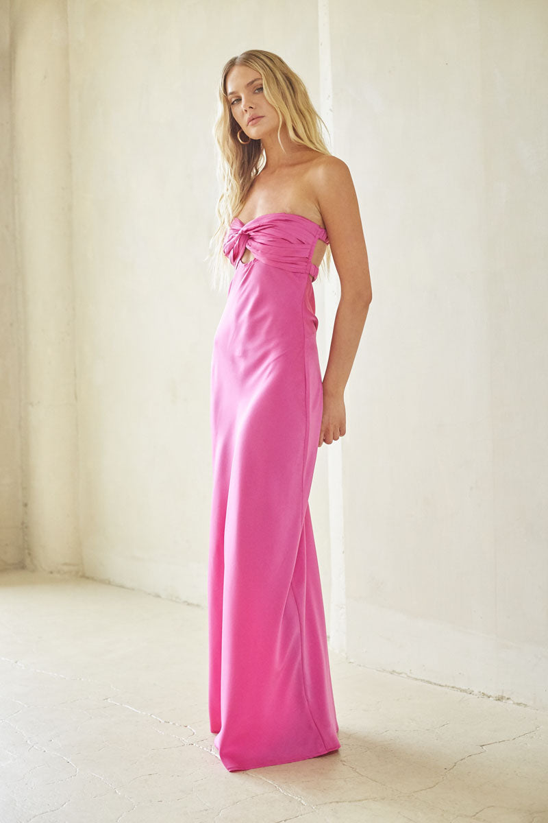 Kira Open Back Maxi Dress