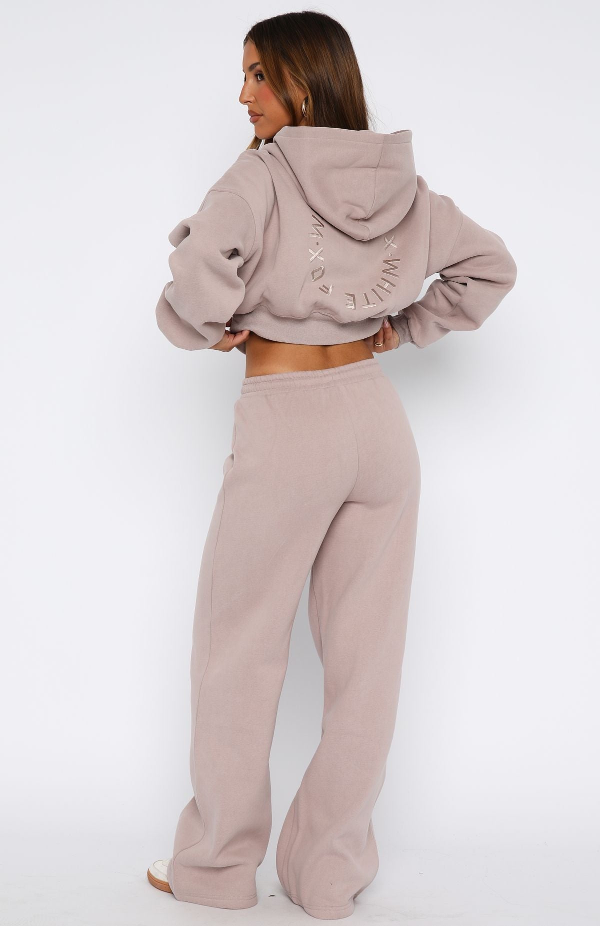 Stay Lifted Wide Leg Sweatpants Cinnamon