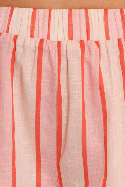 Aaliyah Shorts - Pink Stripe