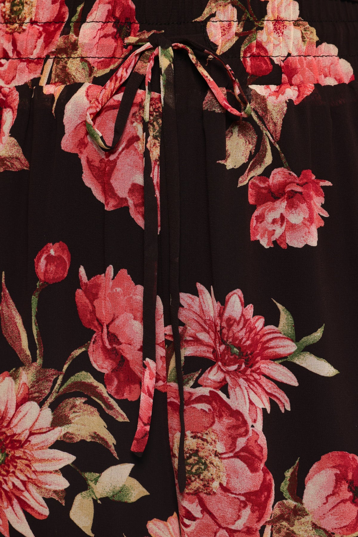 Estie Pants - Black Floral
