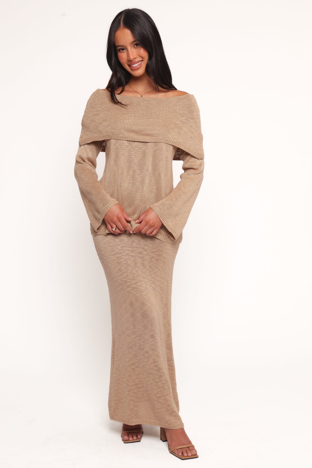 Indya Knit Skirt - Mocha