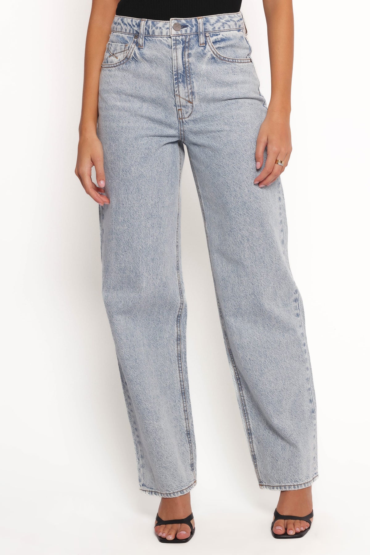 Rumi High Rise Wide Leg Jeans - Lucid