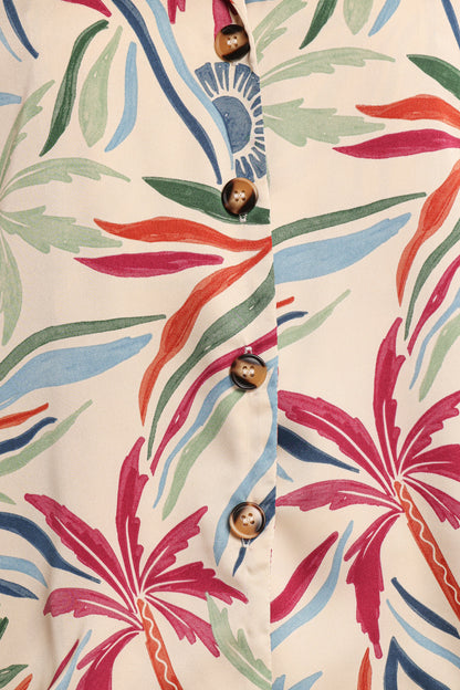 Illoura Short Sleeve Shirt - Tahitian Tide