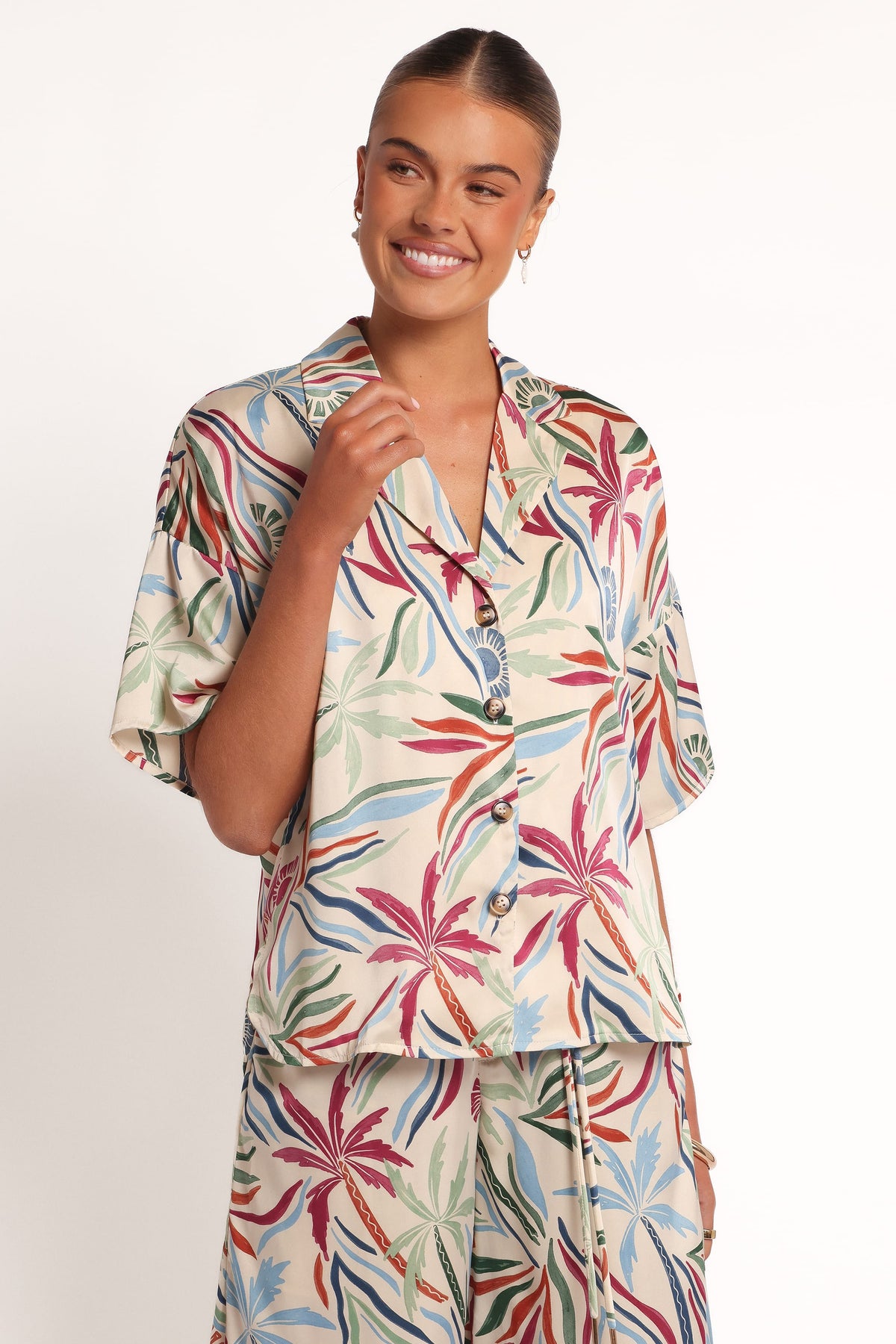Illoura Short Sleeve Shirt - Tahitian Tide