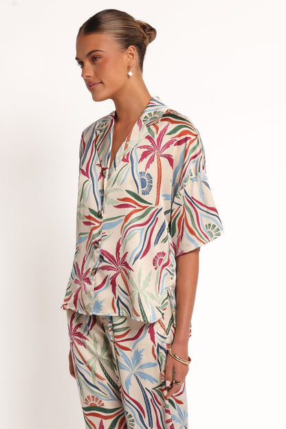 Illoura Short Sleeve Shirt - Tahitian Tide
