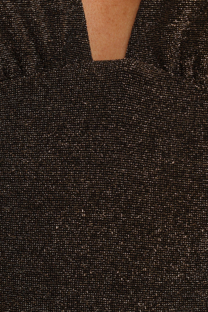 Savannah Bodysuit - Black Light Gold
