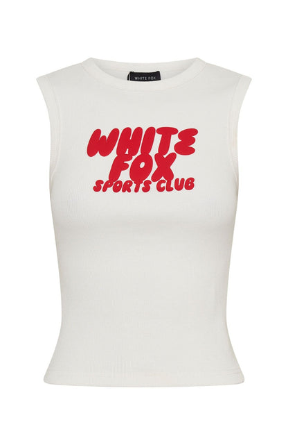Club 14 Allie Tank Top White