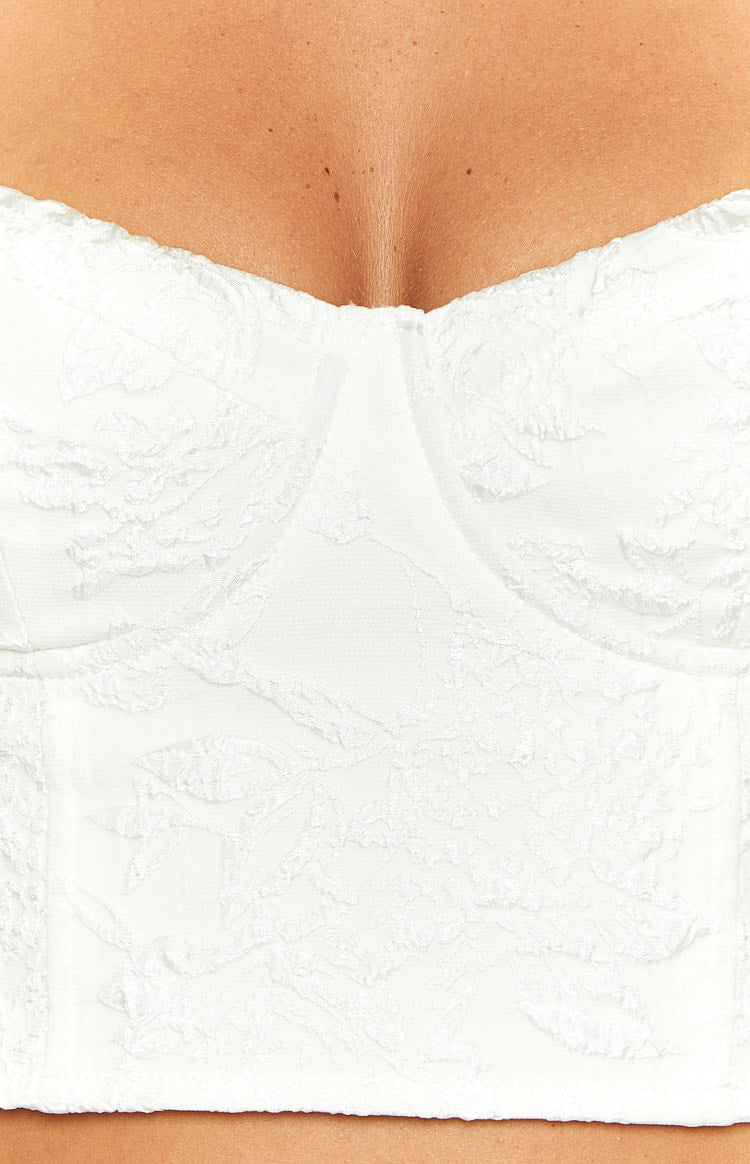 Sailor White Corset Top