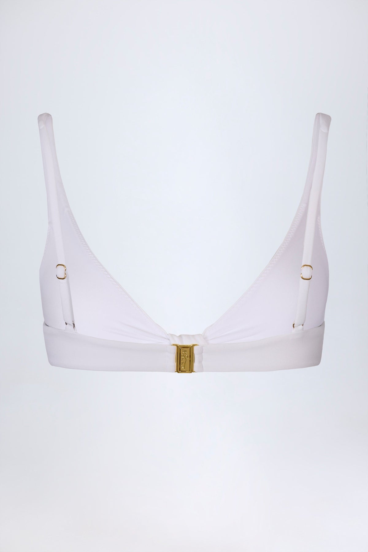 Knot-Detail Bikini Top in White