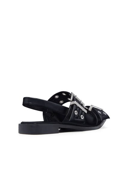 Therapy Matilda Black Patent Pointed Flats