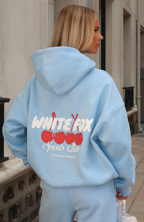 Club 14 Cassie Boxy Hoodie Blue