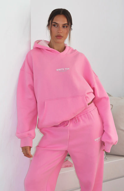 Daydreamers Nadia Oversized Hoodie Bubblegum