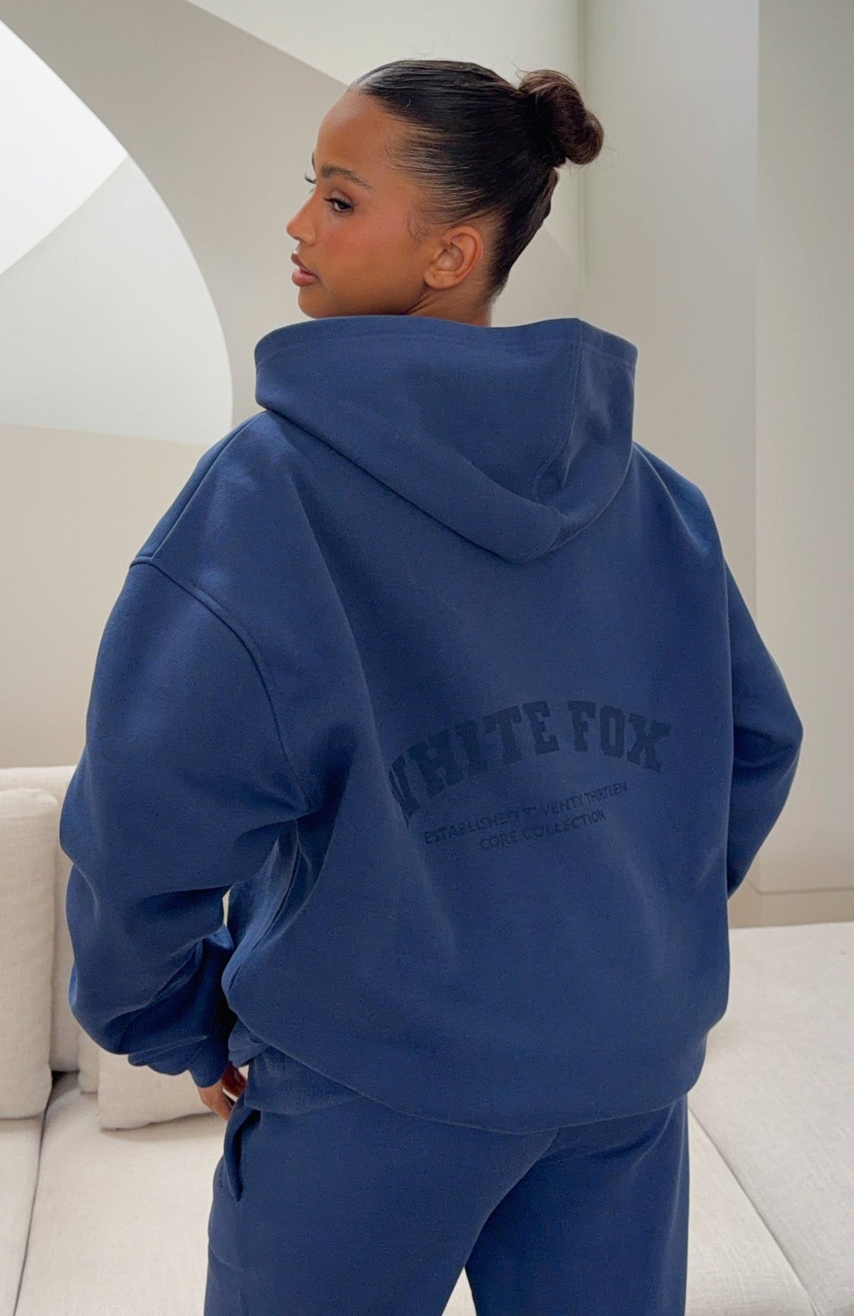 It's Your Chance Oversized Hoodie Navy
