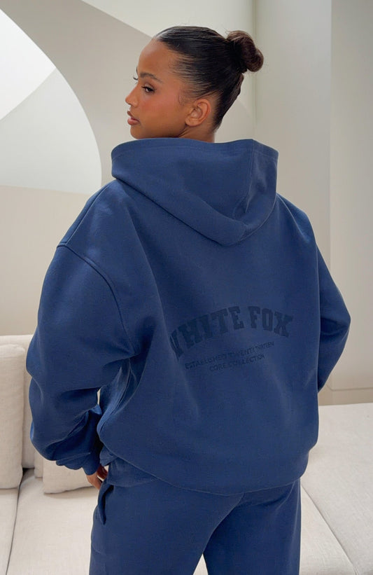 It's Your Chance Oversized Hoodie Navy