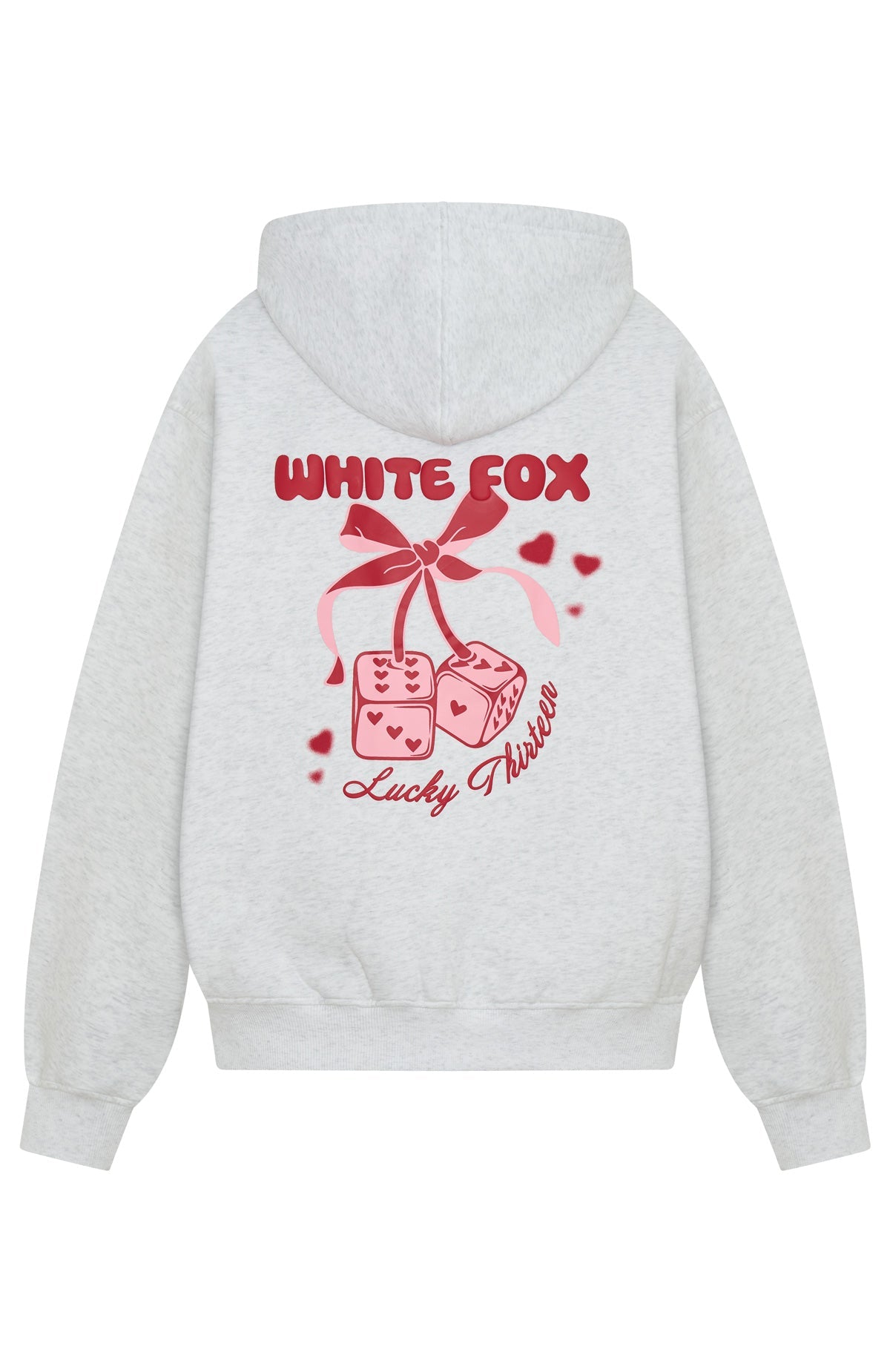 Lucky Thirteen Cheyenne Oversized Hoodie Grey Marle