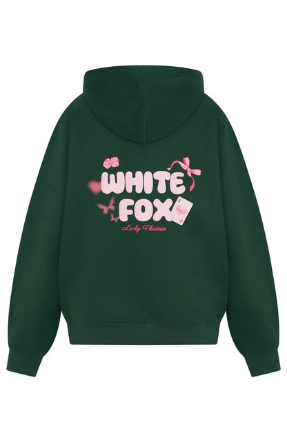 Lucky Thirteen Stephanie Oversized Hoodie Green
