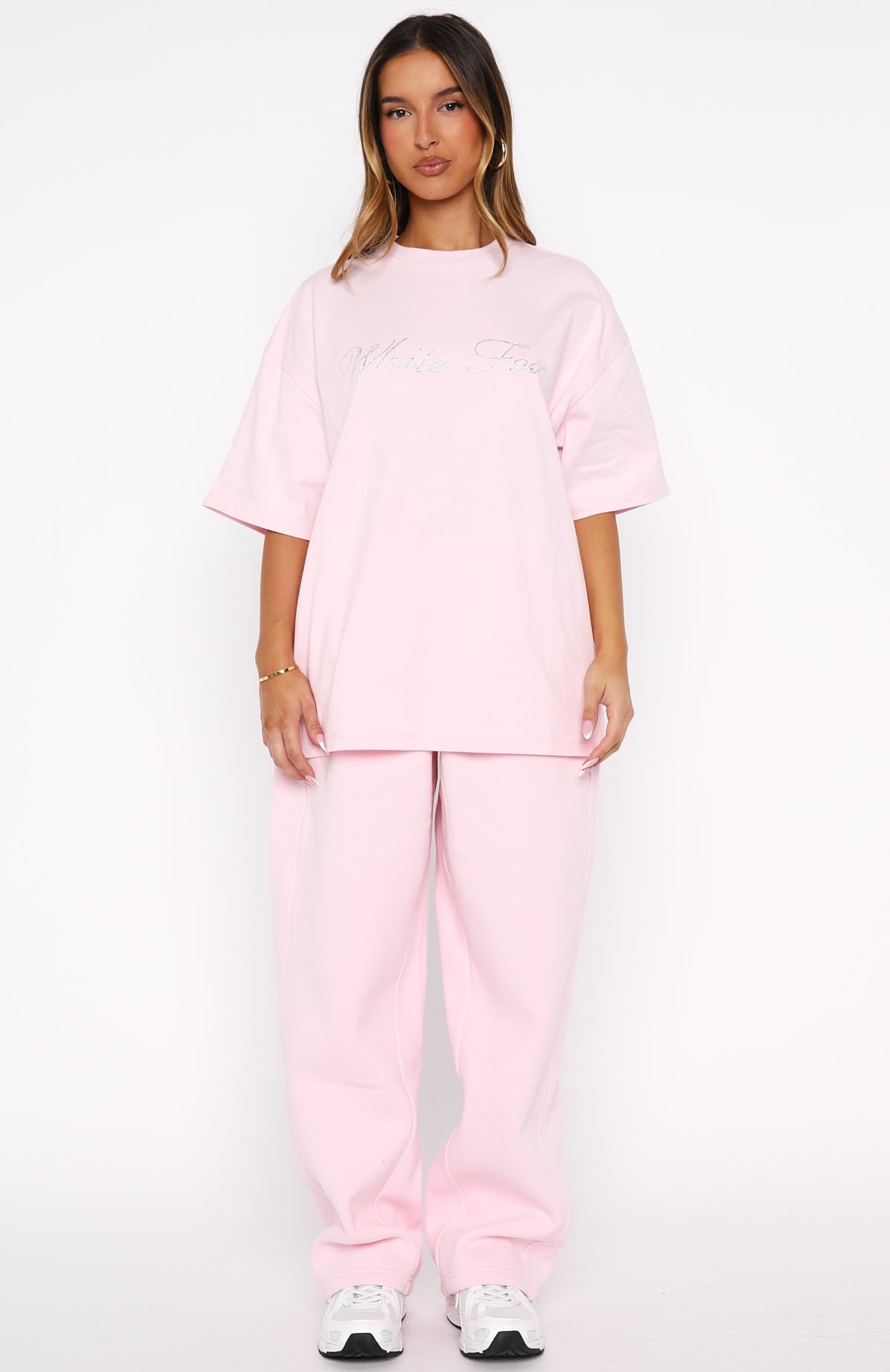 Make It Or Break It Oversized Tee Pink