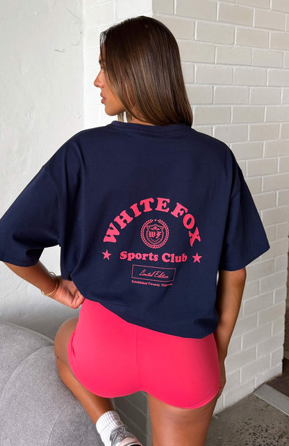 Outfit Of The Day Oversized Tee Navy