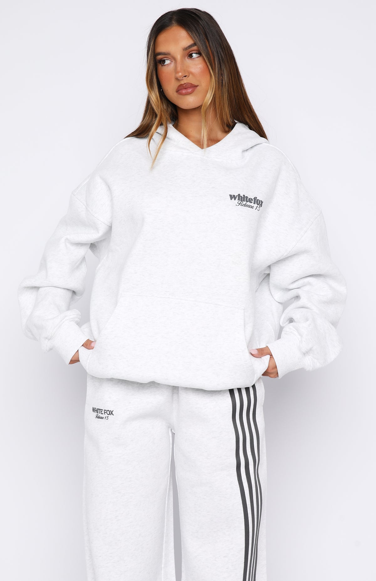 Release 15 Kiana Oversized Hoodie Grey Marle