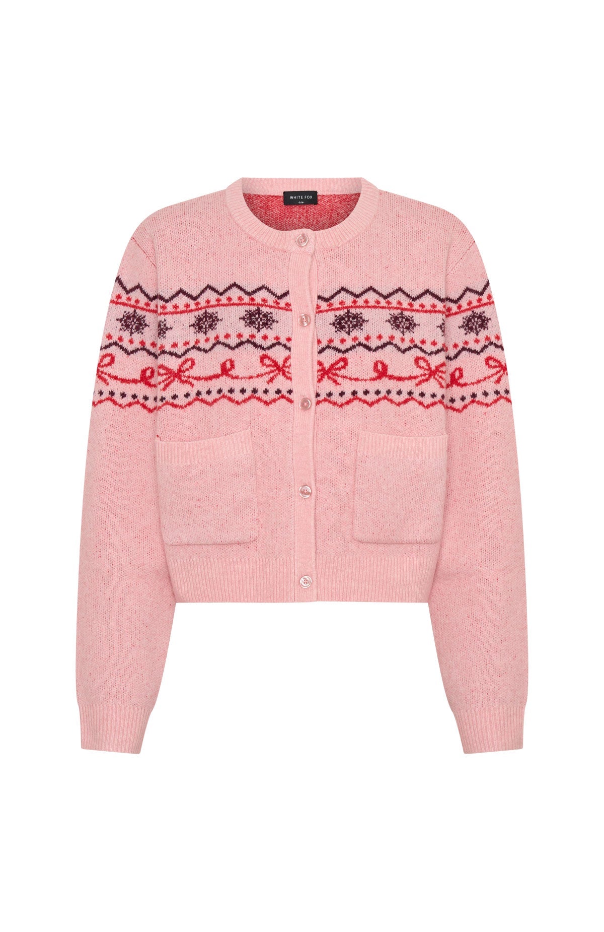 Snowflake Cuddles Knit Cardigan Blossom