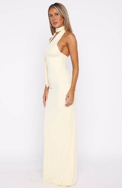 Sugar High Maxi Dress Lemon